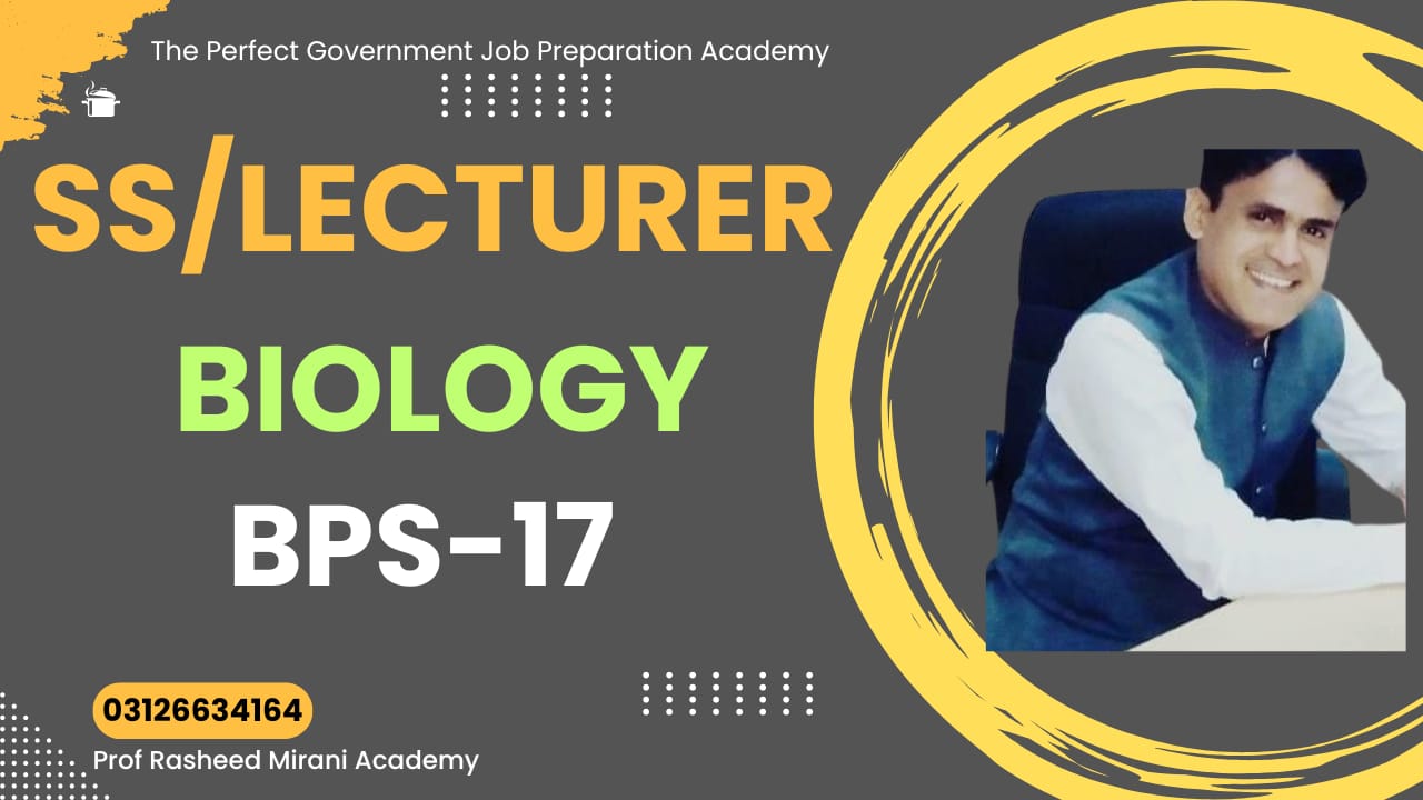 Subject Specialist / Lecturer BPS-17 — Biology
